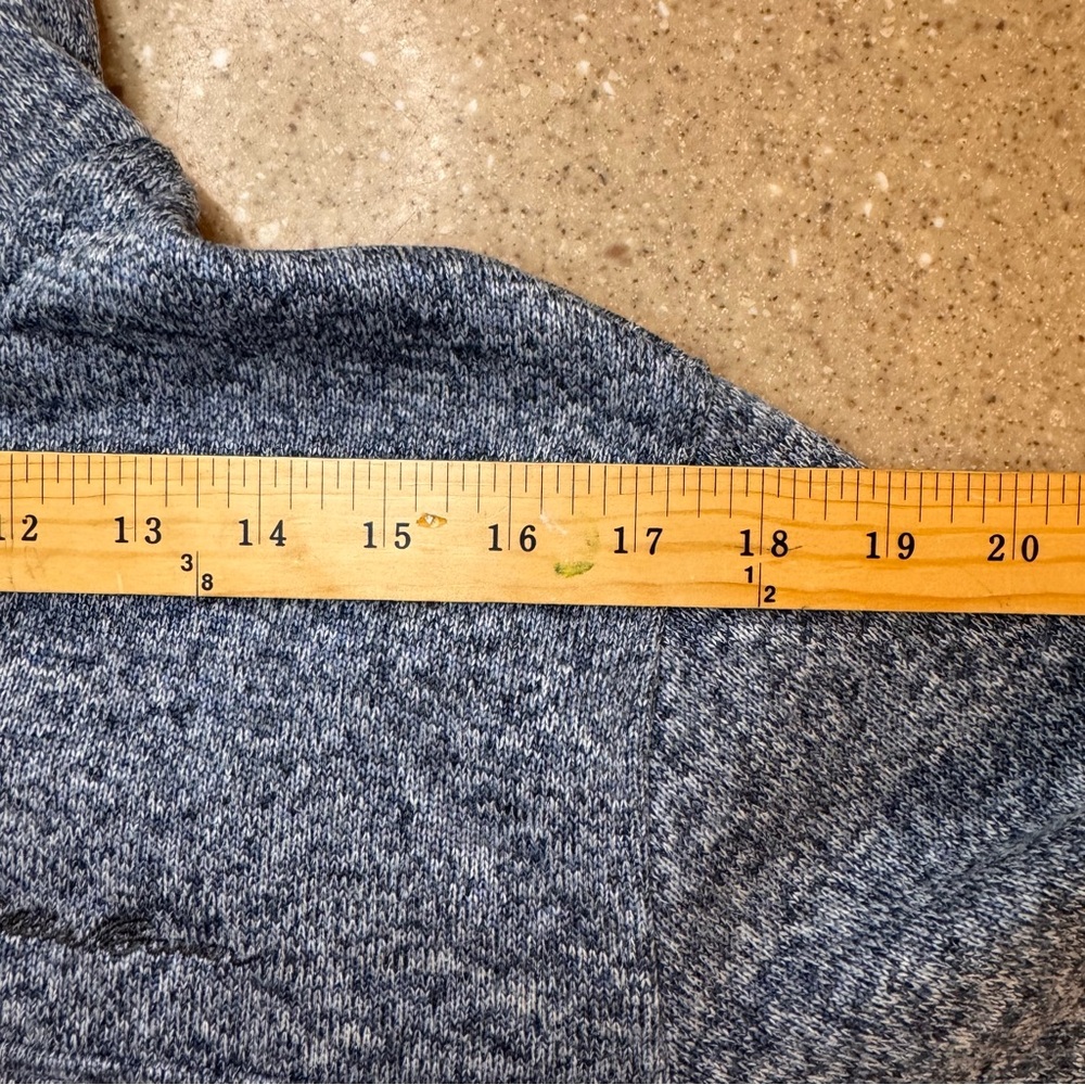 Eddie Bauer Better Sweater Mens XL Blue 1/4 Button Up Pullover - Picture 6 of 9